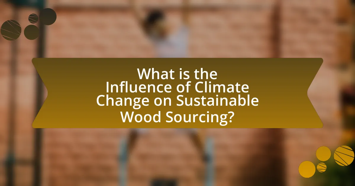 What is the Influence of Climate Change on Sustainable Wood Sourcing?